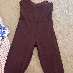 All in Motion Dark Brown Jumpsuit